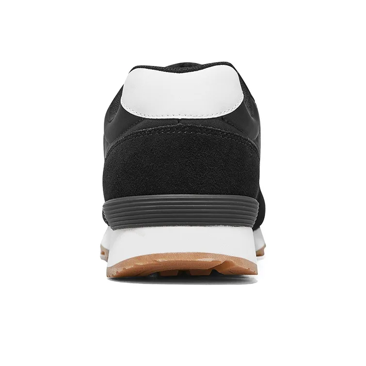 Skechers Life Series Shock absorbing And Waterproof Low Top Running Shoes Men's Black-4
