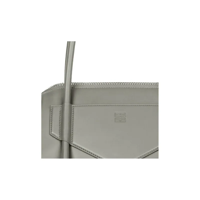 GIVENCHY Cow Leather Crossbody Handbags Medium Size Women's Gray-3