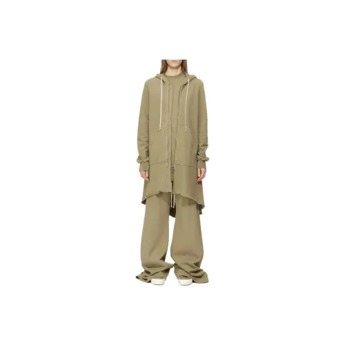 RICK OWENS Coats Men Green