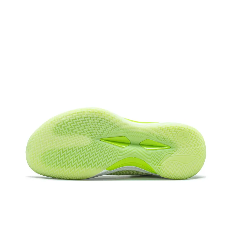 LINING Liren 4 Basketball Shoes Men Mid Top Butterfly Pink Green-6