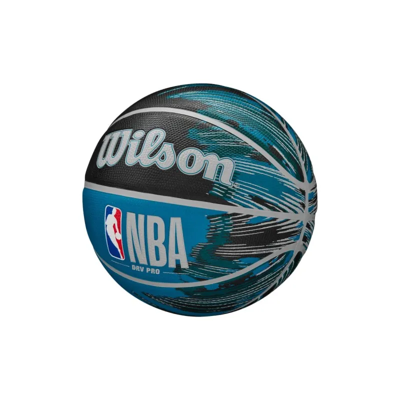 Wilson NBA Rubber Basketball Black Blue Size 76 Size 5 Size Training Match Unisex-3