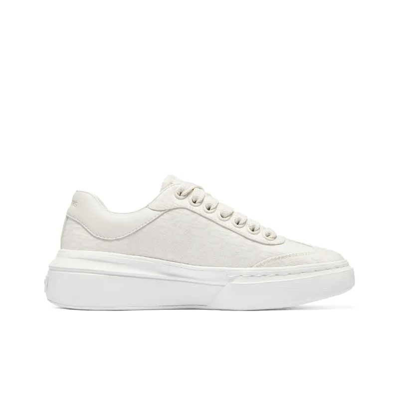 Skechers Anti Slip Wear Resistant Low Top Skateboard Shoes Women's White-1