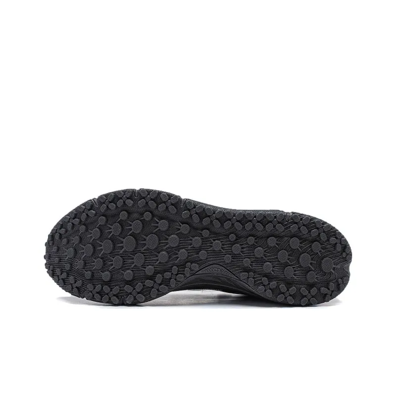 LiNing Slip Resistant Low Top Water Repellent Technology Running Shoes Men's Black-6
