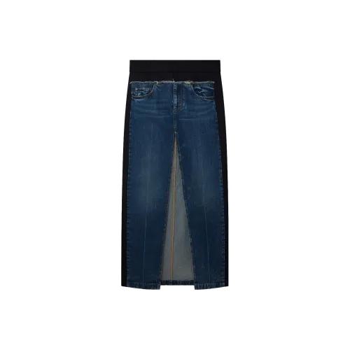 Stella McCartney Denim Long Skirts Women's Blue