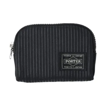 PORTER Cotton Key Pouch Regular Unisex Black