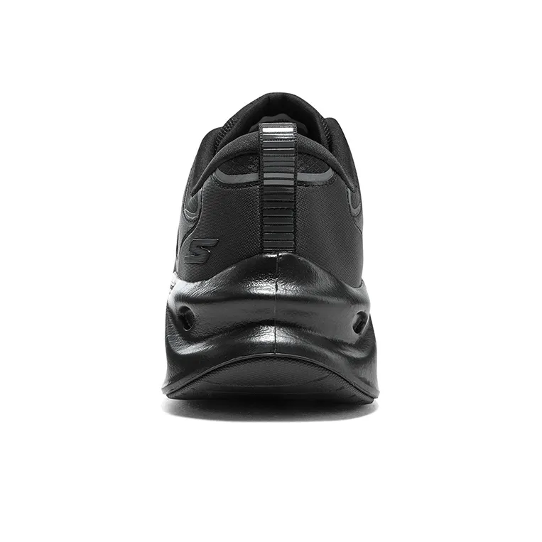 Skechers Anti Slip Wear Resistant Low Top Running Shoes Men's All Black-4