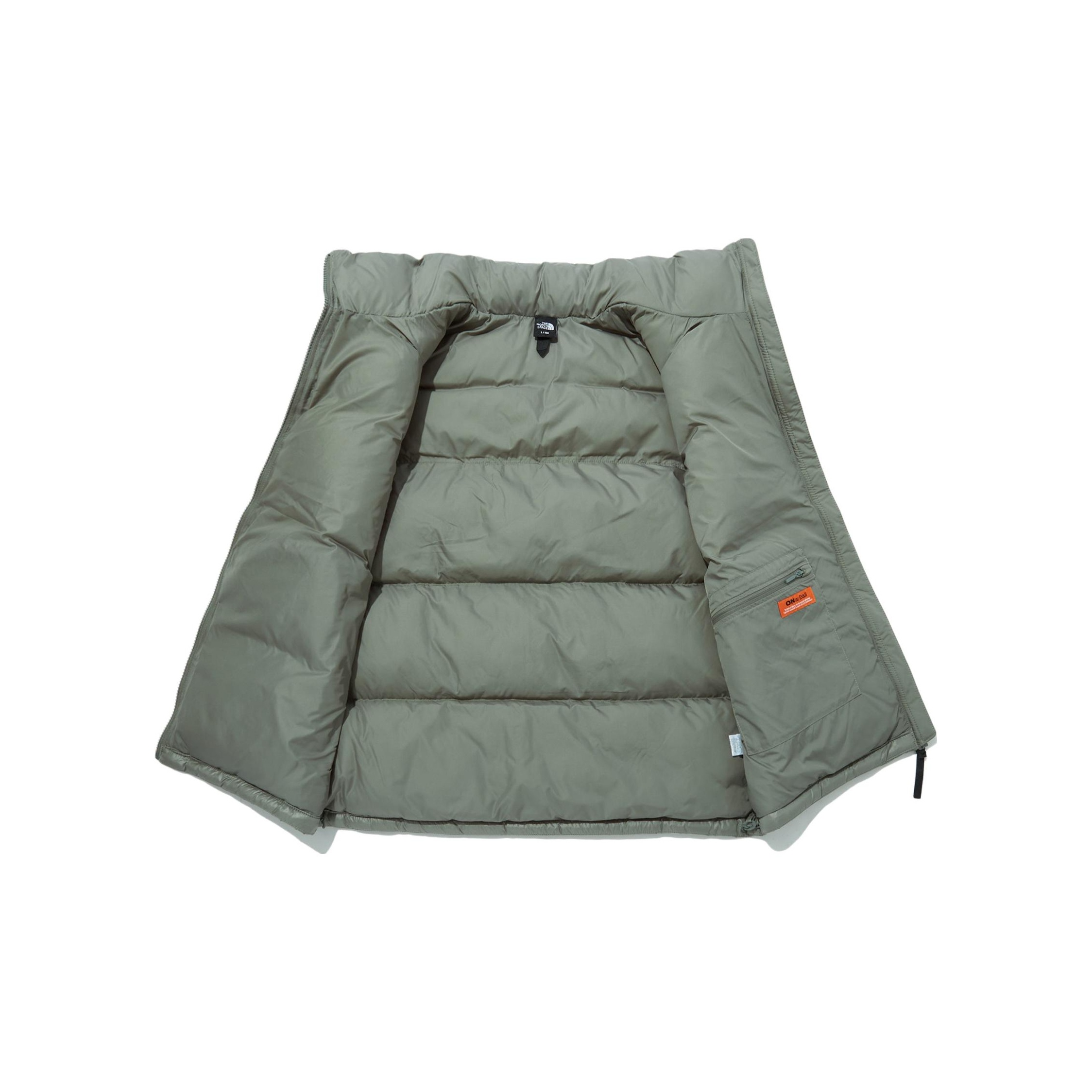THE NORTH FACE Nuptse on Ball Vest Khaki Unisex Korea