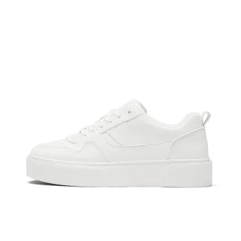 Rockfish Anti Slip Wear Resistant Low Top Skateboard Shoes Women's Pure White