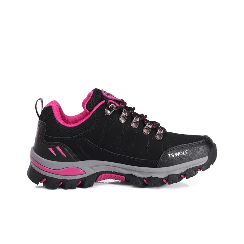Scout Wolf Low Top Shoes/Athletic Shoes/Hiking & Trekking Shoes Unisex Black Plum Red-1