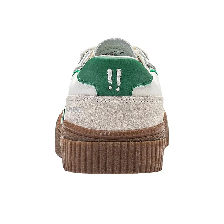 LiNing Yunchuan V2 Anti-Slip Wear-Resistant Low-Top Trendy Board Shoes Women's White Green-5