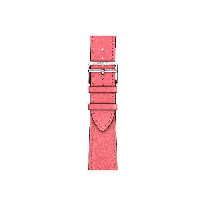 HERMES Calfskin Watch Refurbishing 41mm Unisex Camellia Pink H077051CJ8W-0