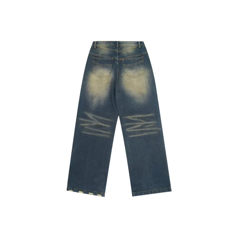 GMETRYART Jeans Unisex Denim Blue-1