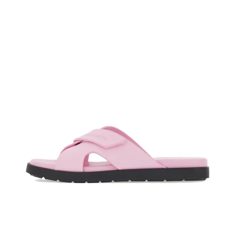 FERRAGAMO Embossed-logo Crossover-strap Sandals-0