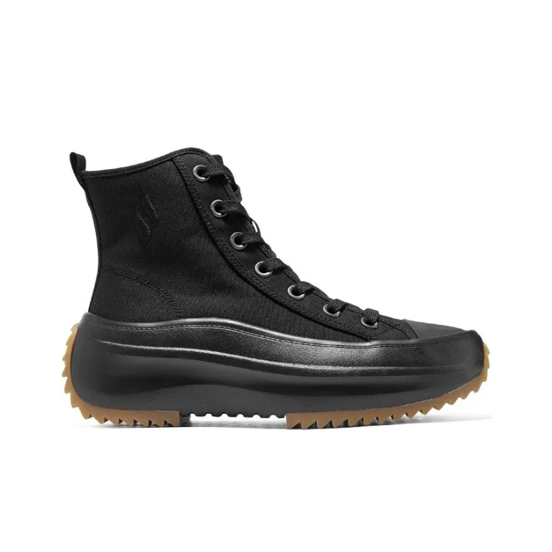 Skechers Life Series Abrasion Resistant Breathable High Top Casual Shoes Women's Black-1