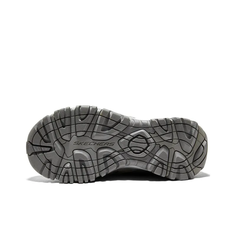 Skechers Slip Resistant And Breathable Mid Top Outdoor Shoes Women's Gray Blue-5