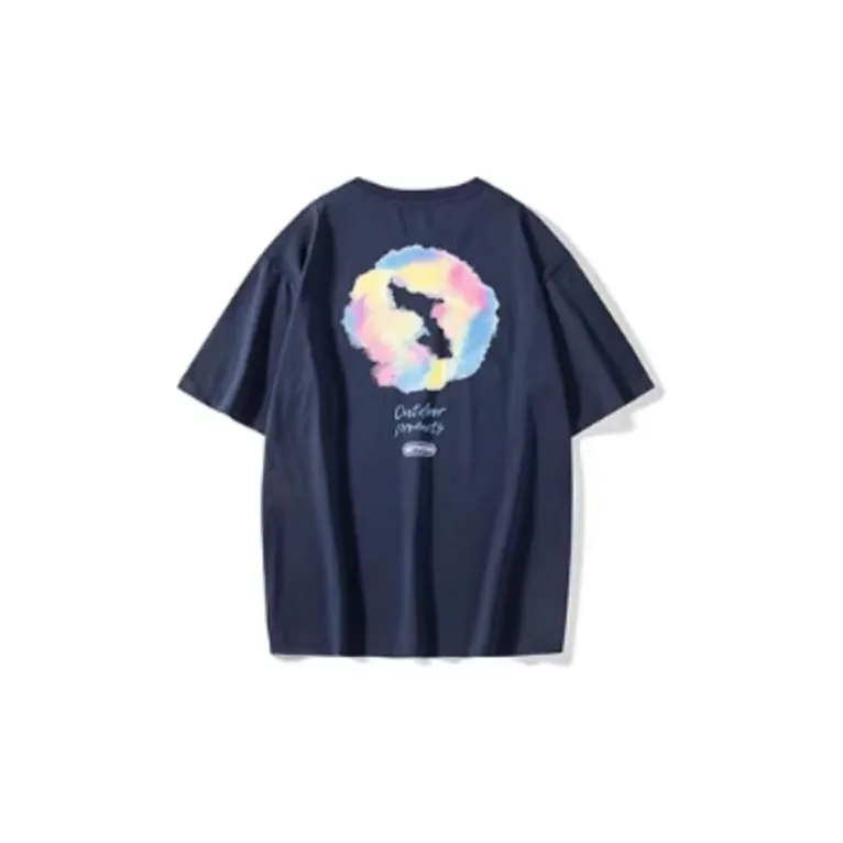 OUTDOOR PRODUCTS T Shirts Unisex Navy Blue-1