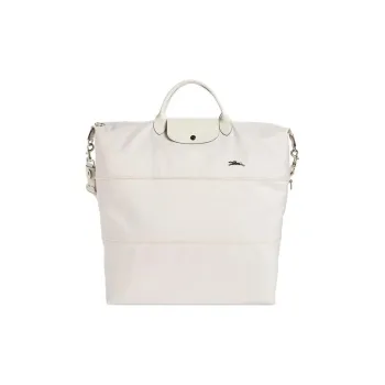 LONGCHAMP Le Pliage Fabric Travel Bag Dumpling Bag Handbag Shoulder Bag Women's Pink White