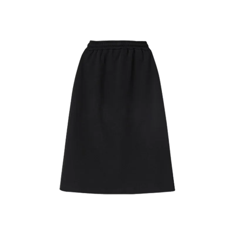 B.Duck Casual Long Skirts Women's Black-1