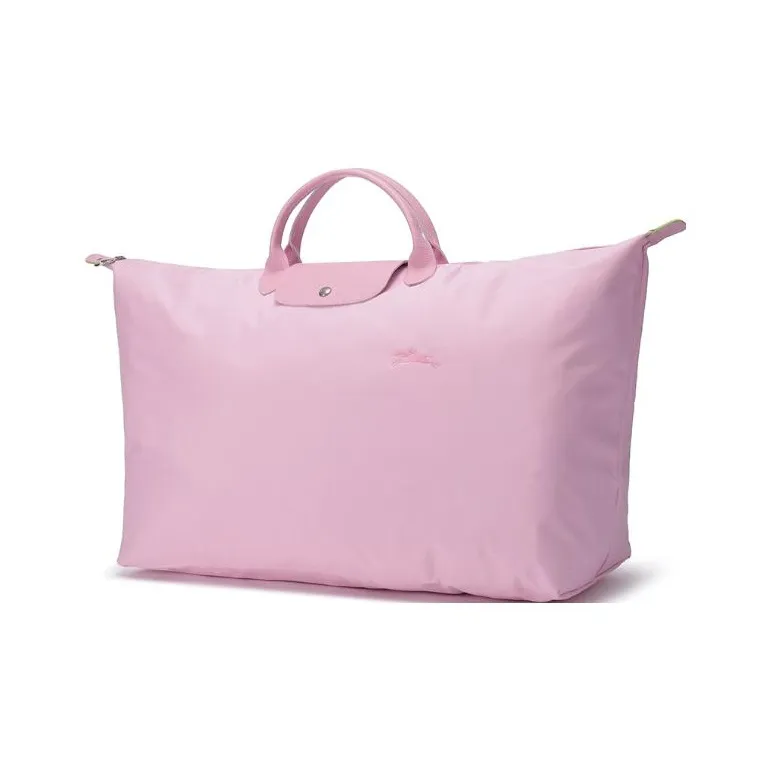 LONGCHAMP Le Pliage Green Canvas Canvas Bag Dumpling Bag Handbag Travel Bag Extra Large Unisex Light Pink-1
