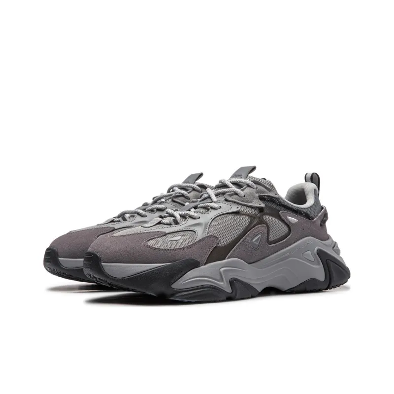 LINING Casual Shoes Men Low Top Gray-2