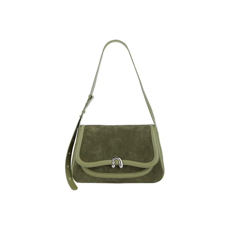 AMAZING SONG Cow Leather Shoulder Bag, Crossbody Bag Large Size Women's-12