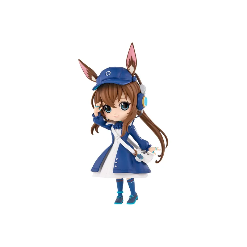 BANPRESTO Qpokset Collection Amiya Arknights Newsboy Ver. Scale Figures 13cm-1
