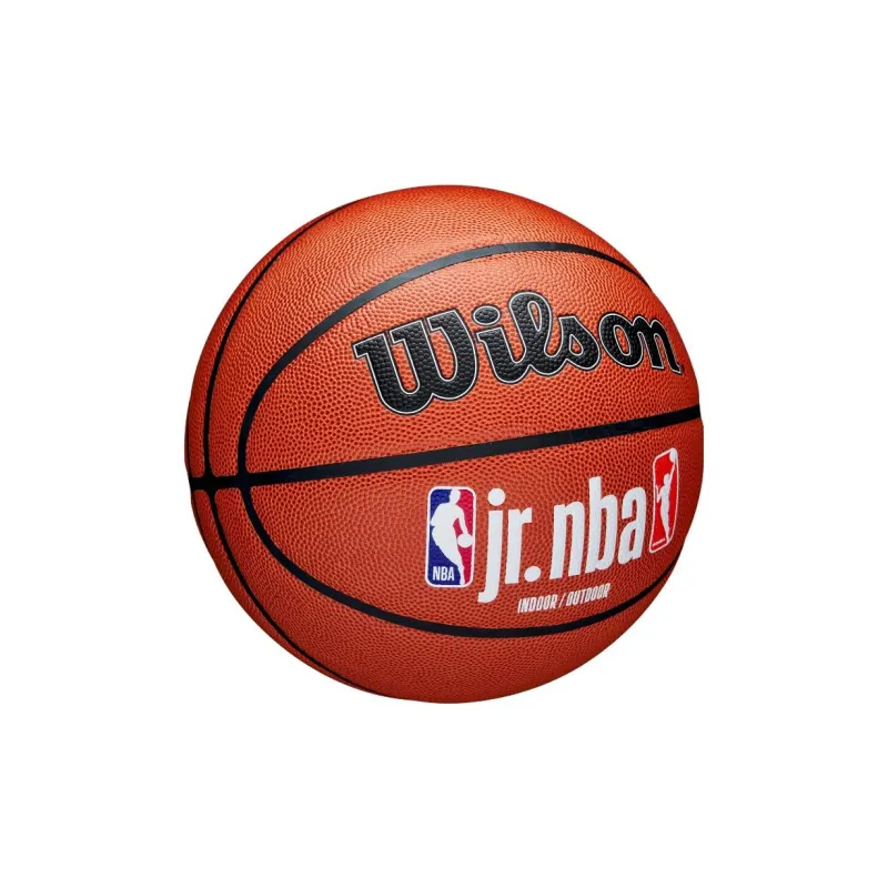 Wilson JR NBA PU Basketball Brown Size 7 Ball Size 6 Ball Size 5 Ball Training Unisex-1