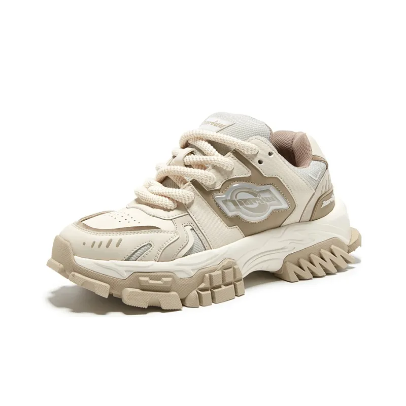 TINMUU Cushioning Anti-Slip Wear-Resistant Breathable Height Increasing Low-Top Chunky Sneakers Unisex-1