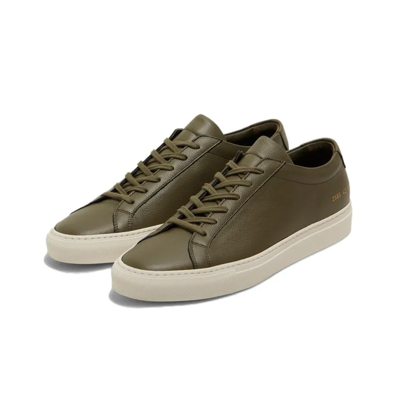 COMMON PROJECTS Low-Top Skateboard Shoes Men's Green-2