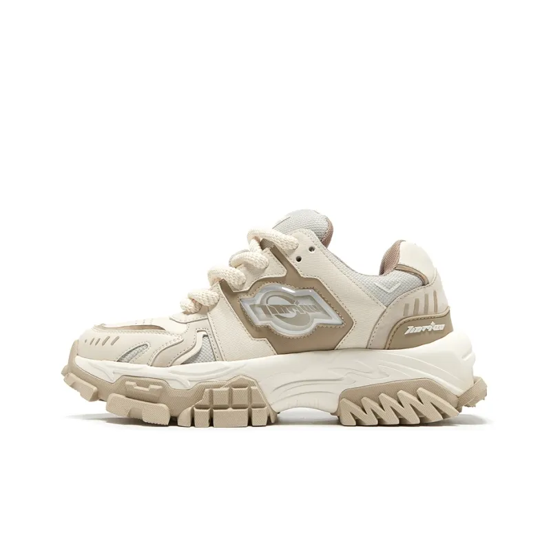 TINMUU Cushioning Anti-Slip Wear-Resistant Breathable Height Increasing Low-Top Chunky Sneakers Unisex-0