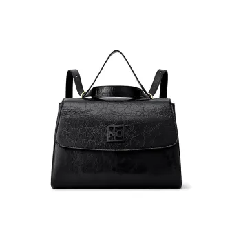 FION Cow Leather Portable One Shoulder Backpack Women's