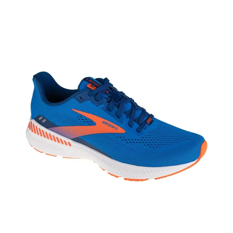 Brooks Launch 8 Anti Slip Wear Resistant Low Top Running Shoes Men's Blue-1