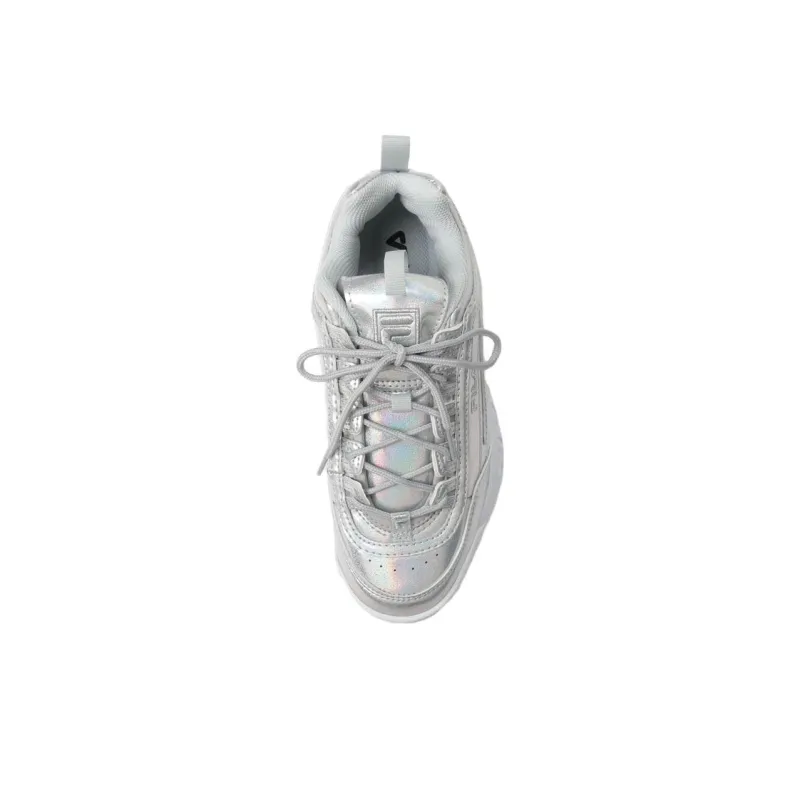 FILA Disruptor 2 PREMIUM Cushioning Wear-Resistant Low-Top Running Shoes Women's Silver Gray-2