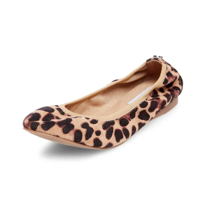STEVE MADDEN Casual Single Shoes 1cm Women's Leopard Print-1