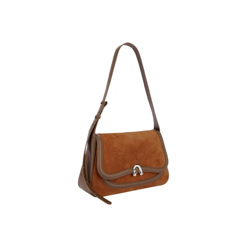 AMAZING SONG Cow Leather Shoulder Bag, Crossbody Bag Large Size Women's-19
