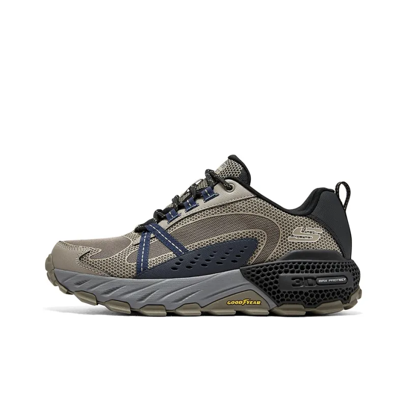 Skechers D'LITES 4.0 Shock Absorbers With Slip Resistant Features Low Top Hiking Shoes Men's Taupe-0