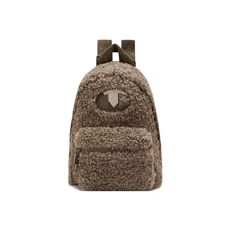Champion Fluffy Collection Fabric Synthetic Leather Backpack Small Size Unisex Multicolor-5