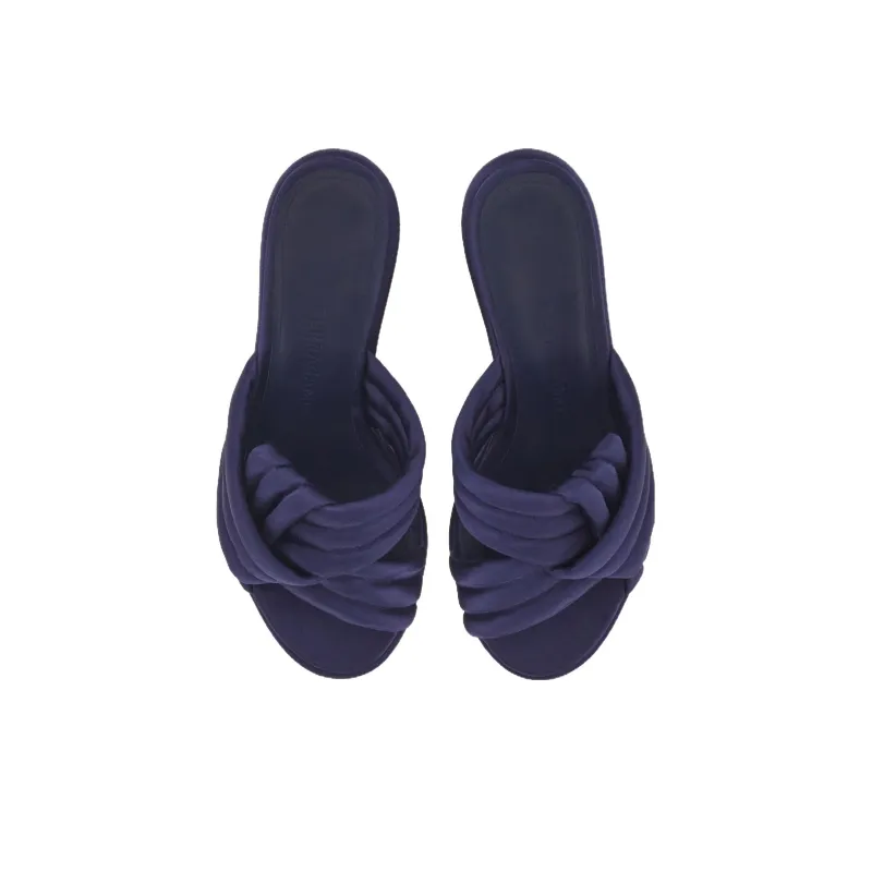FERRAGAMO Slip Resistant Slide Slippers Women's Blue-3
