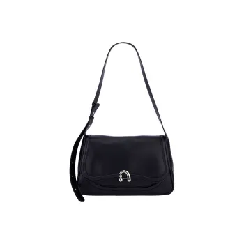AMAZING SONG Cow Leather Shoulder Bag, Crossbody Bag Large Size Women's