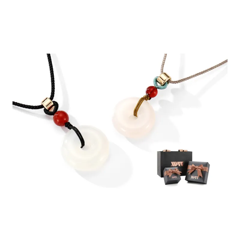 XXOFF Chalcedony Jade Necklaces Unisex-0
