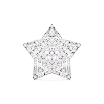 Swarovski Stella Brooches Unisex Silver