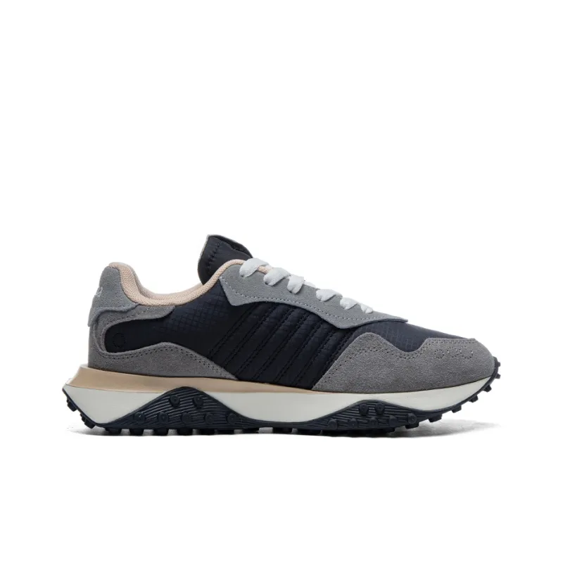 Kappa Wear-Resistant Low-Top Casual Running Shoes Unisex Green Gray Black-1