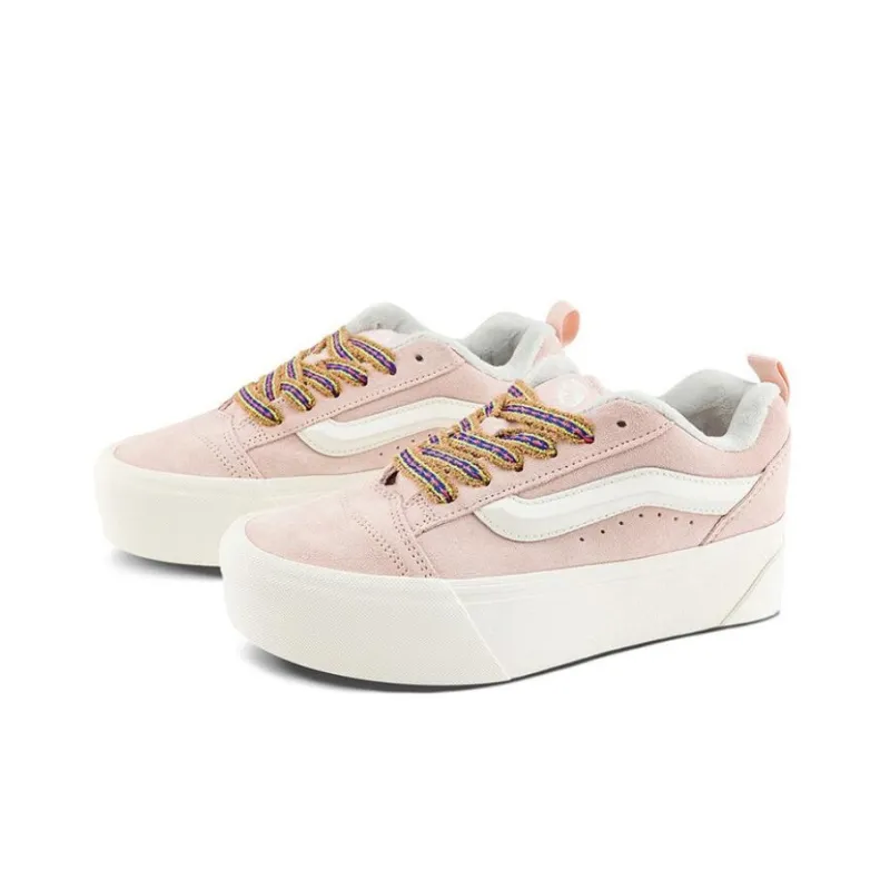Knu Stack Vans 'Pink Multi Color Laces' Women's-1