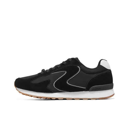 Skechers Life Series Shock absorbing And Waterproof Low Top Running Shoes Men's Black