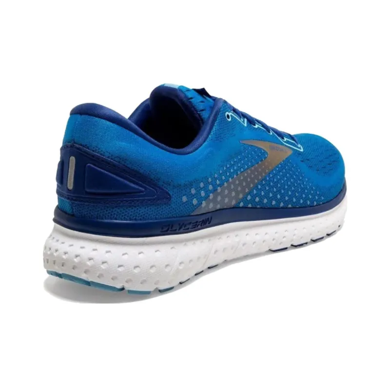 Brooks Glycerin 18 Slip Resistant Low Top Casual Running Shoes Men's Blue-2