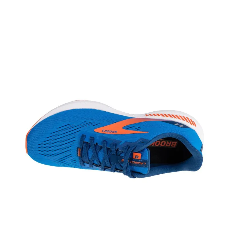 Brooks Launch 8 Anti Slip Wear Resistant Low Top Running Shoes Men's Blue-2