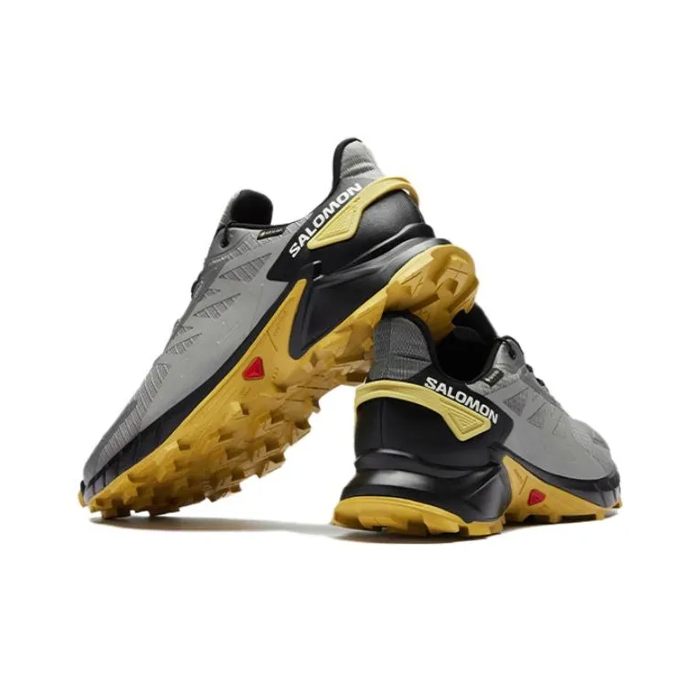 SALOMON Supercross 4 Slip Resistant Low Top Outdoor Shoes Men's Medium Gray-2