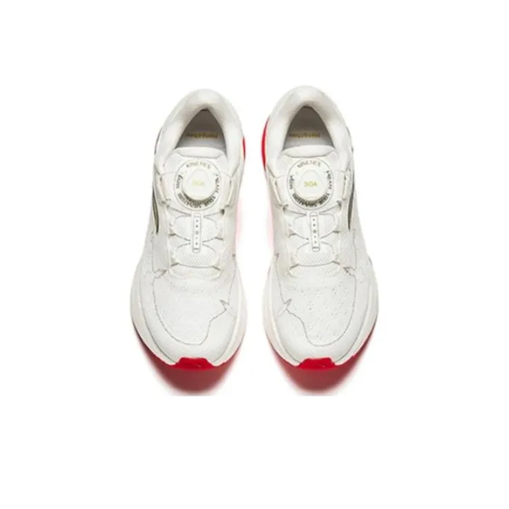 Anta Cushioning Wear Resistant Low Top Running Shoes Women's White-2