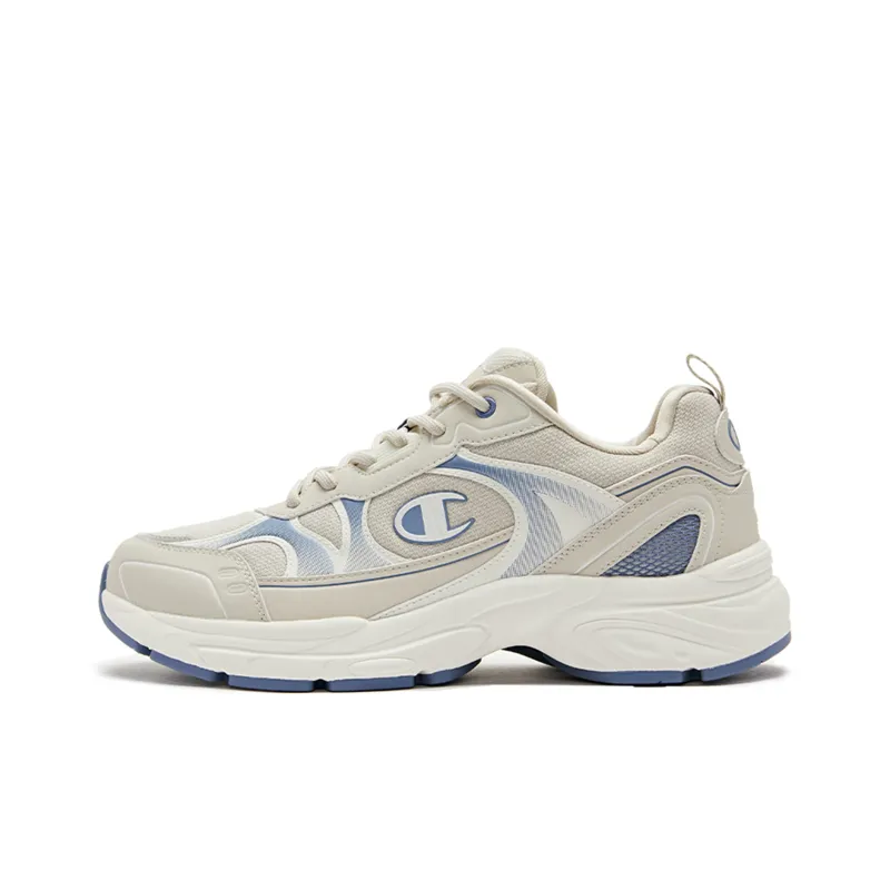 Champion Slip-Resistant Low-Top Running Shoes Men's Gray/Blue-0