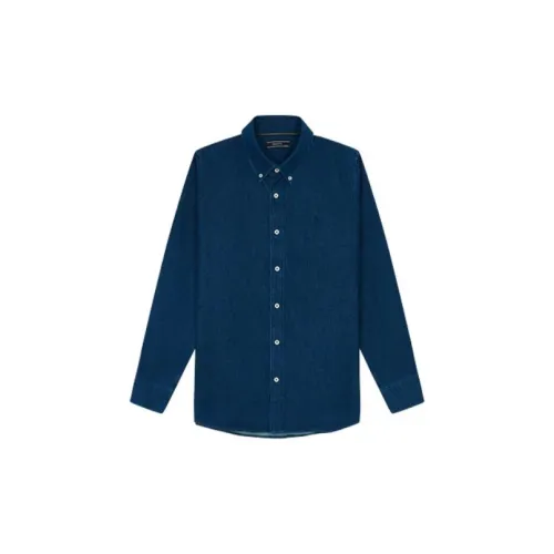 HAZZYS Shirts Men Dark Blue